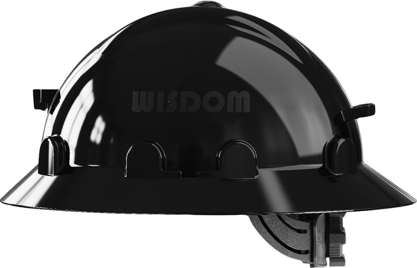 Casco Minero Negro WISDOM